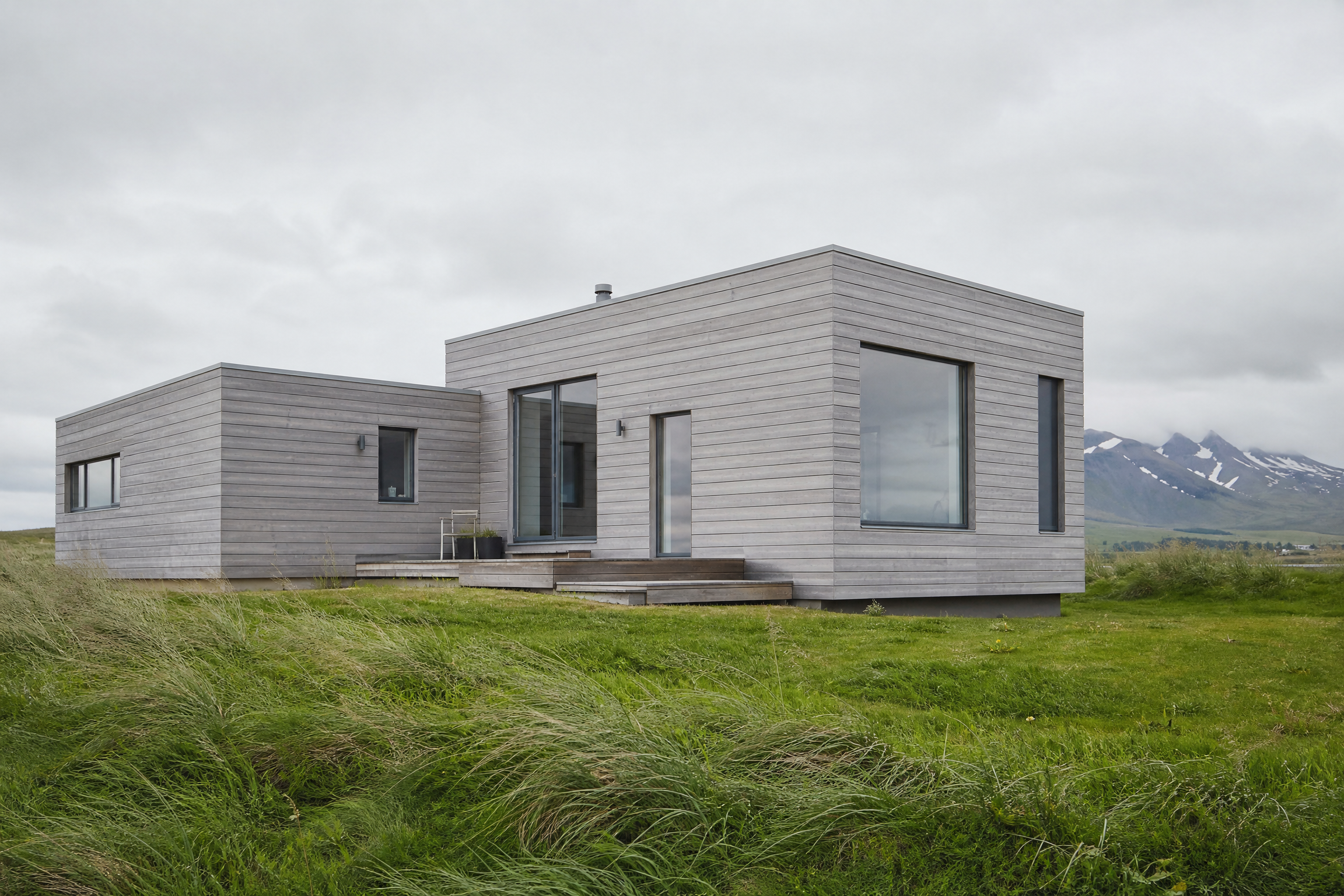 Utanhússklæðning – Accoya á íslenskum heimili